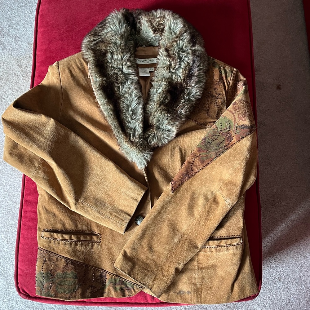 Coldwater Creek Leather Jacket